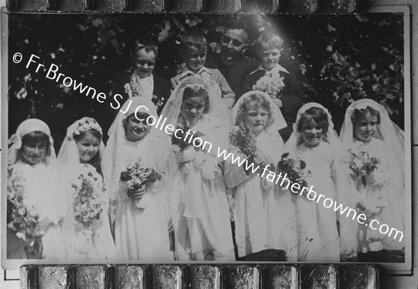 FIRST COMMUNION GROUP WITH MARY WADE COPY